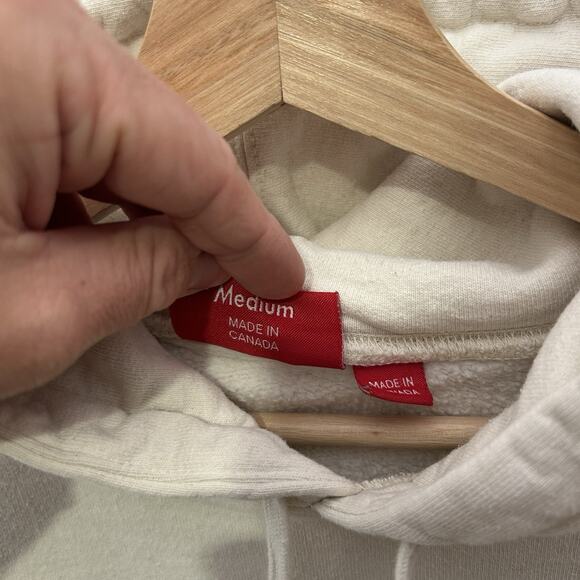 Supreme Restless Youth Hooded Sweatshirt “Natural” SS20 - Picture 8 of 11